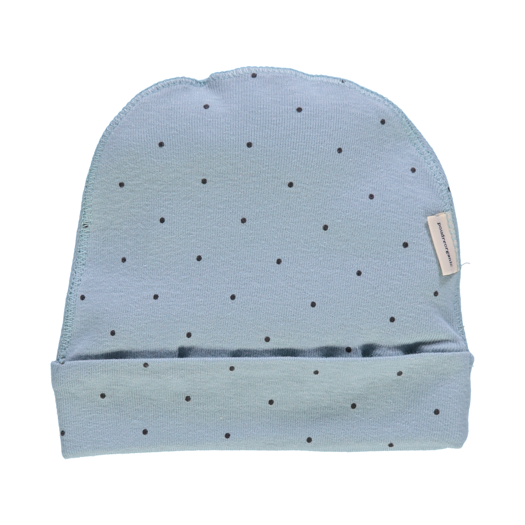 Bonnet bébé Litchi en coton bio – Points arona | Poudre Organic 1