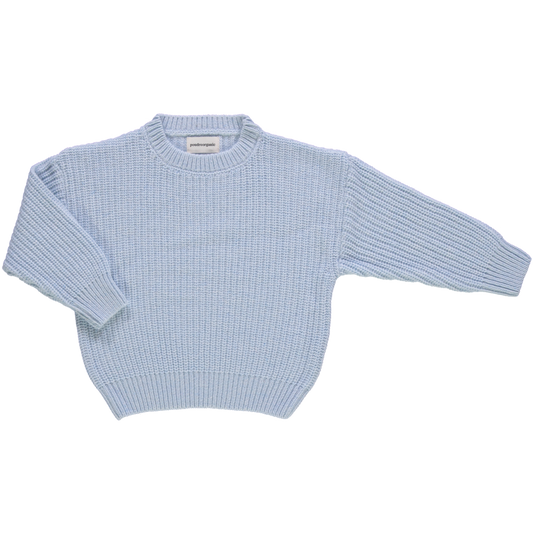 PULL PISSENLIT LAINE Pastel Blue
