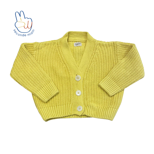 CARDIGAN MATÉ Jaune
