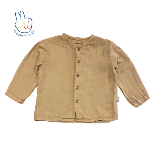 CHEMISE RONCE Indian Tan