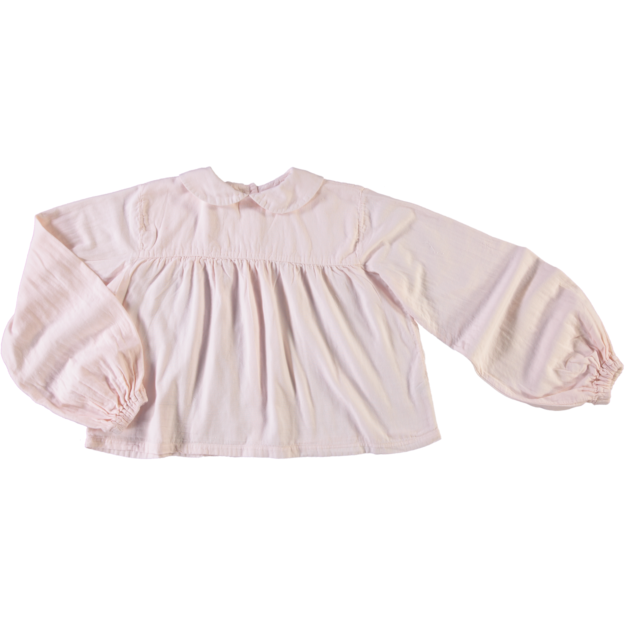 Blouse femme Amsonia en coton bio – Soft pink | Poudre Organic 1
