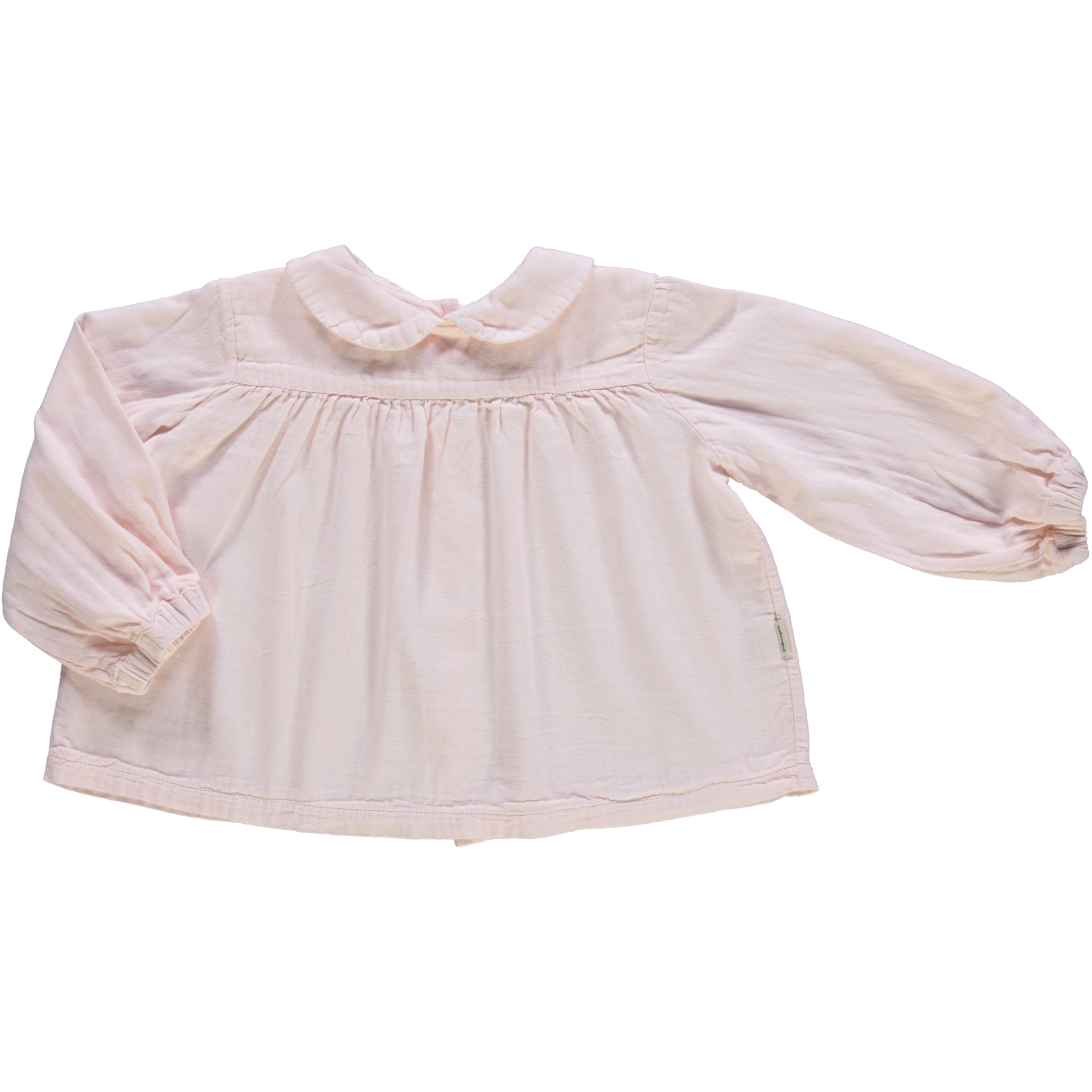 Blouse kids Amsonia en coton bio – Soft Pink | Poudre Organic 1