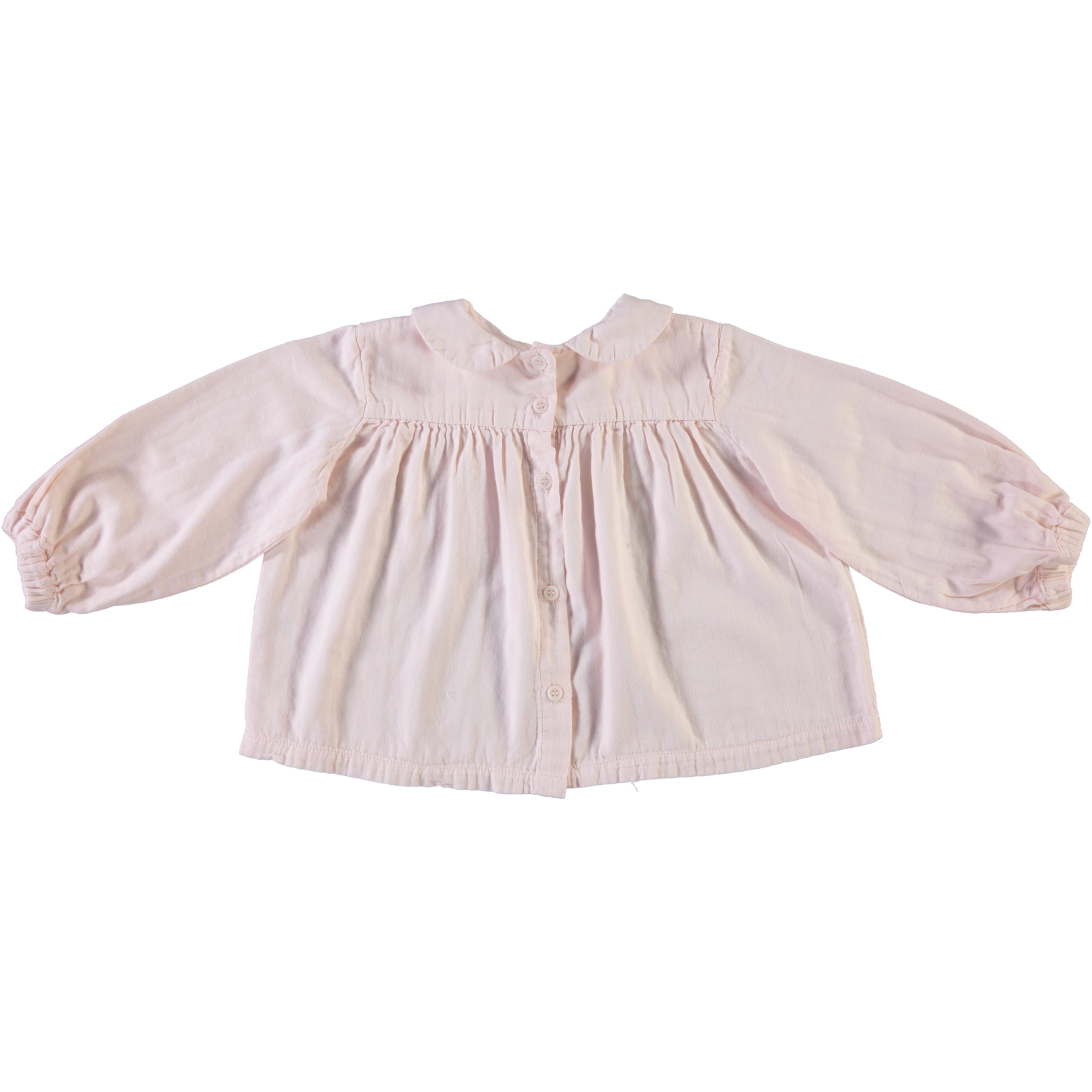 Blouse kids Amsonia en coton bio – Soft Pink | Poudre Organic 3