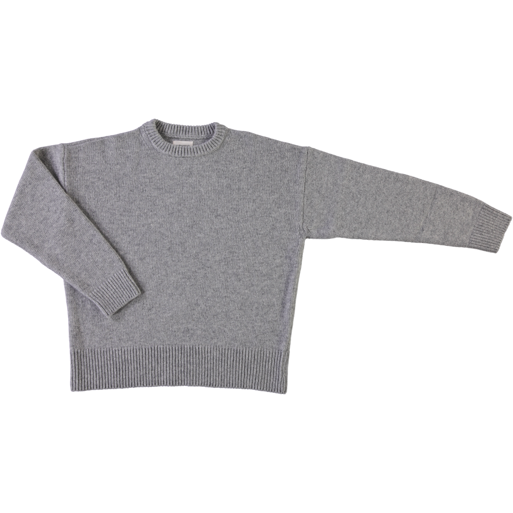 Pull femme Azalée en laine recyclée et fils écologiques – Mist | Poudre Organic 1