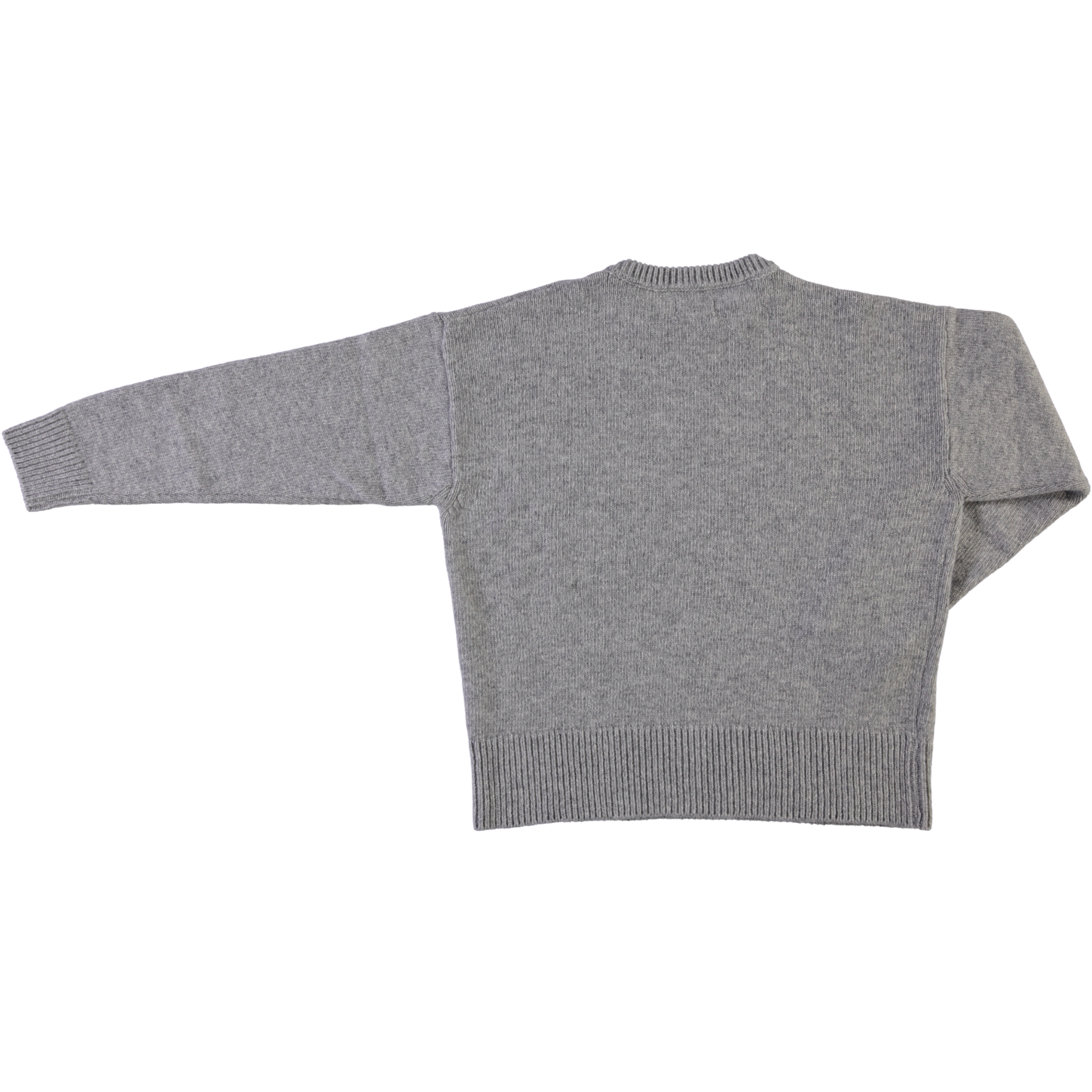 Pull femme Azalée en laine recyclée et fils écologiques – Mist | Poudre Organic 2
