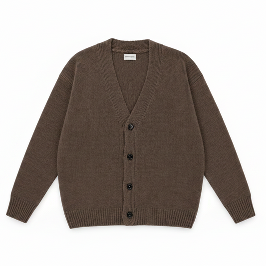 CARDIGAN AMMI LAINE ADULTE Brown Caribou