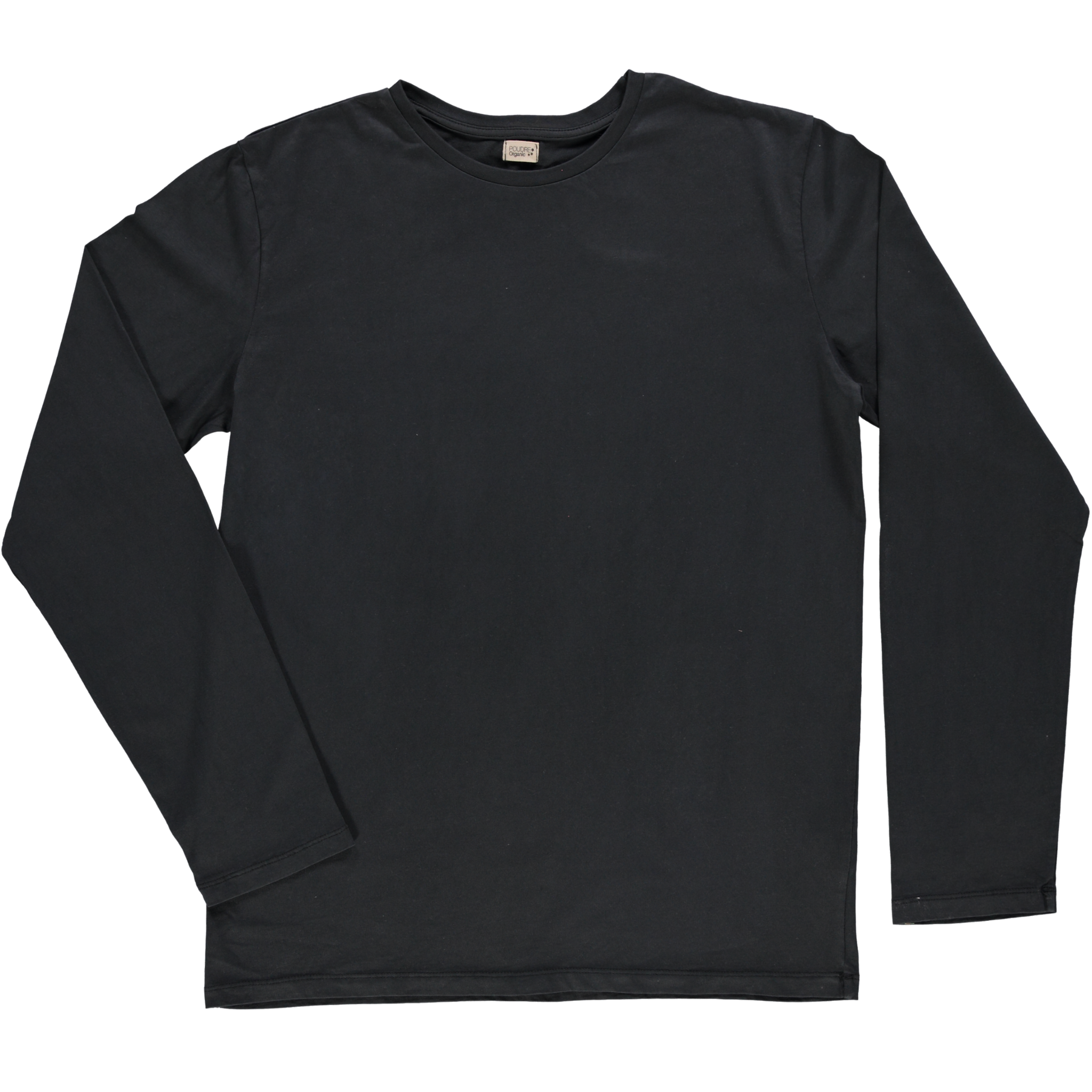 T-shirt homme Badiane manches longues en coton bio – Pirate black | Poudre Organic 1