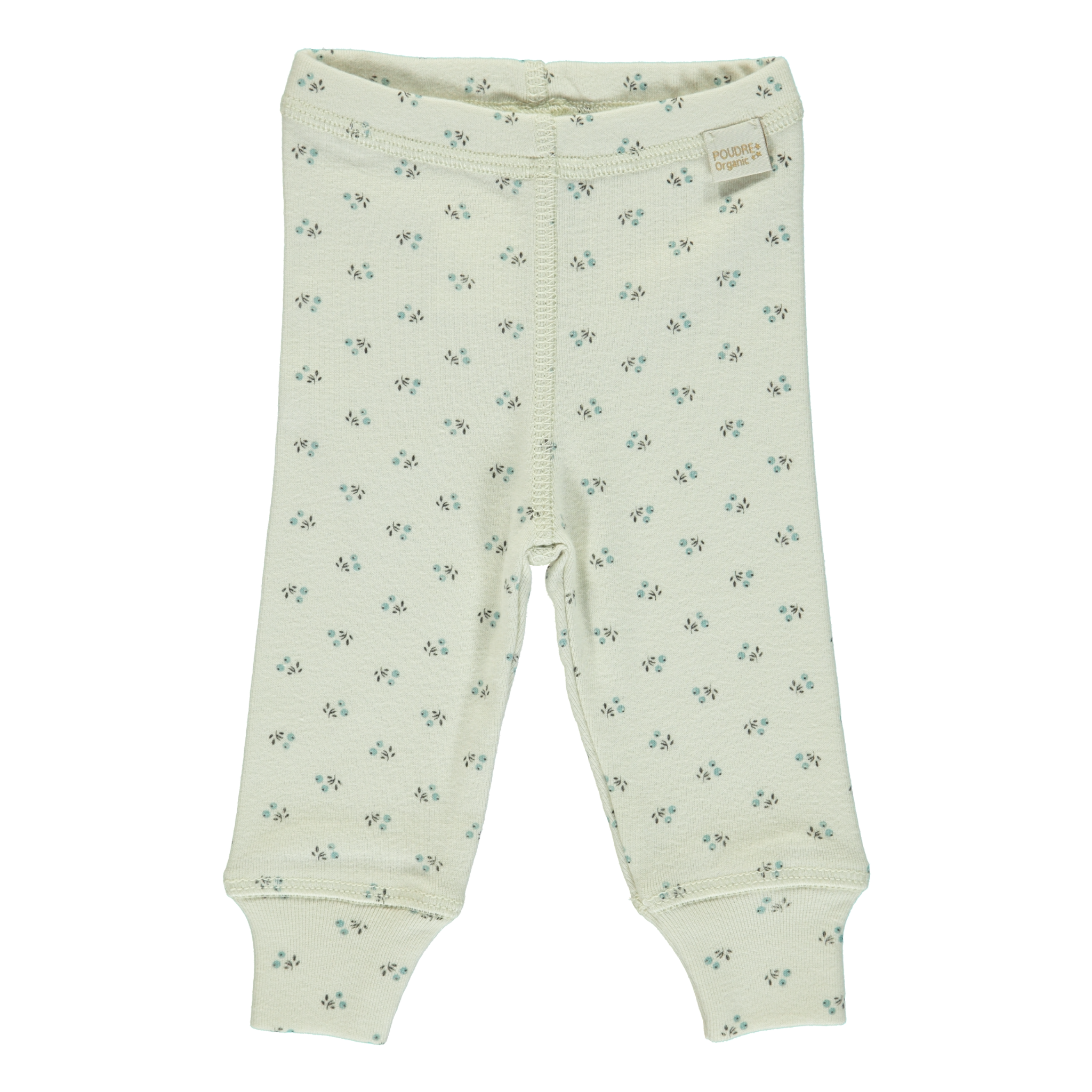 Legging bébé & kids Basilic en coton bio – Hors saison blue surf | Poudre Organic 1