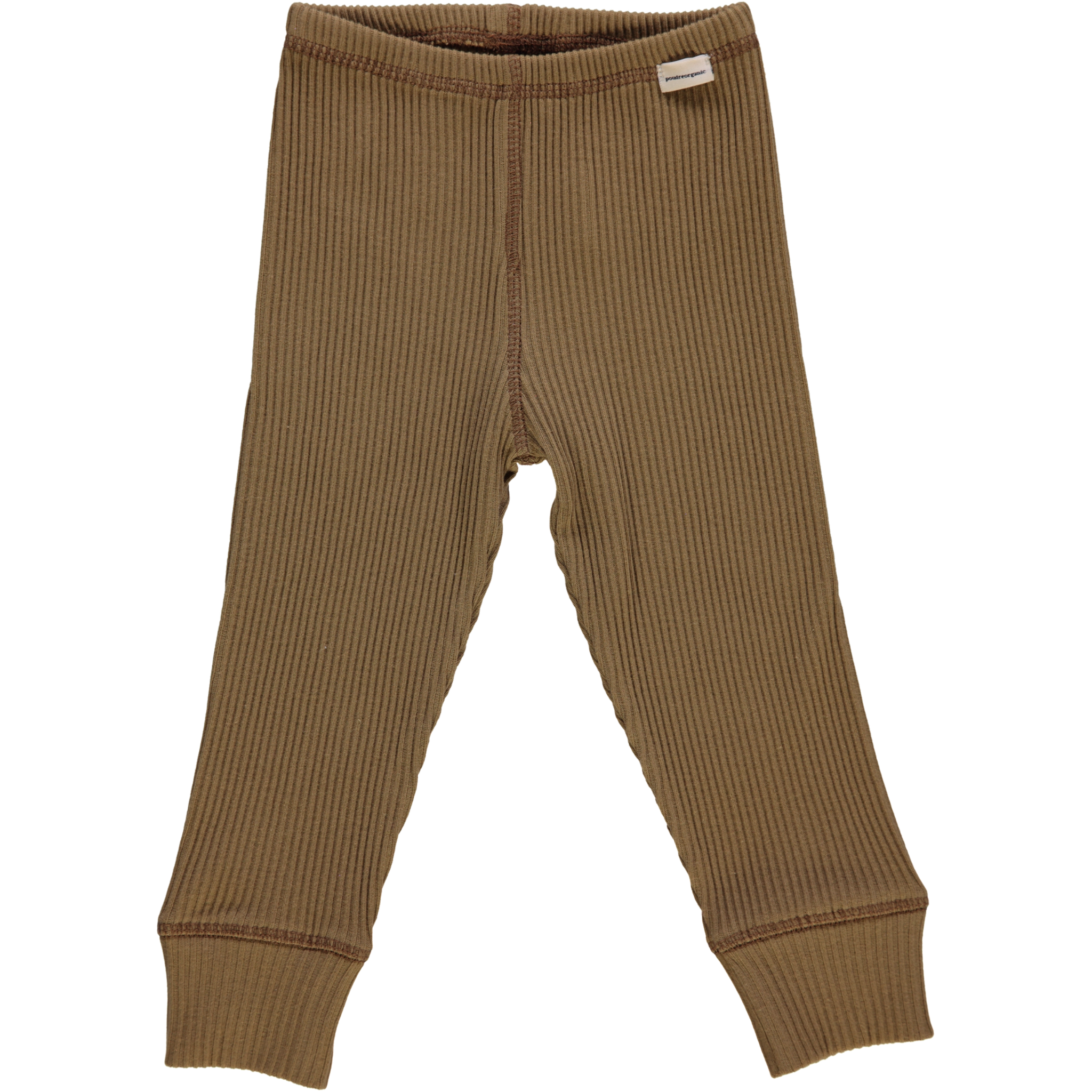 Legging bébé & kids Basilic en coton bio – Dull gold | Poudre Organic 1