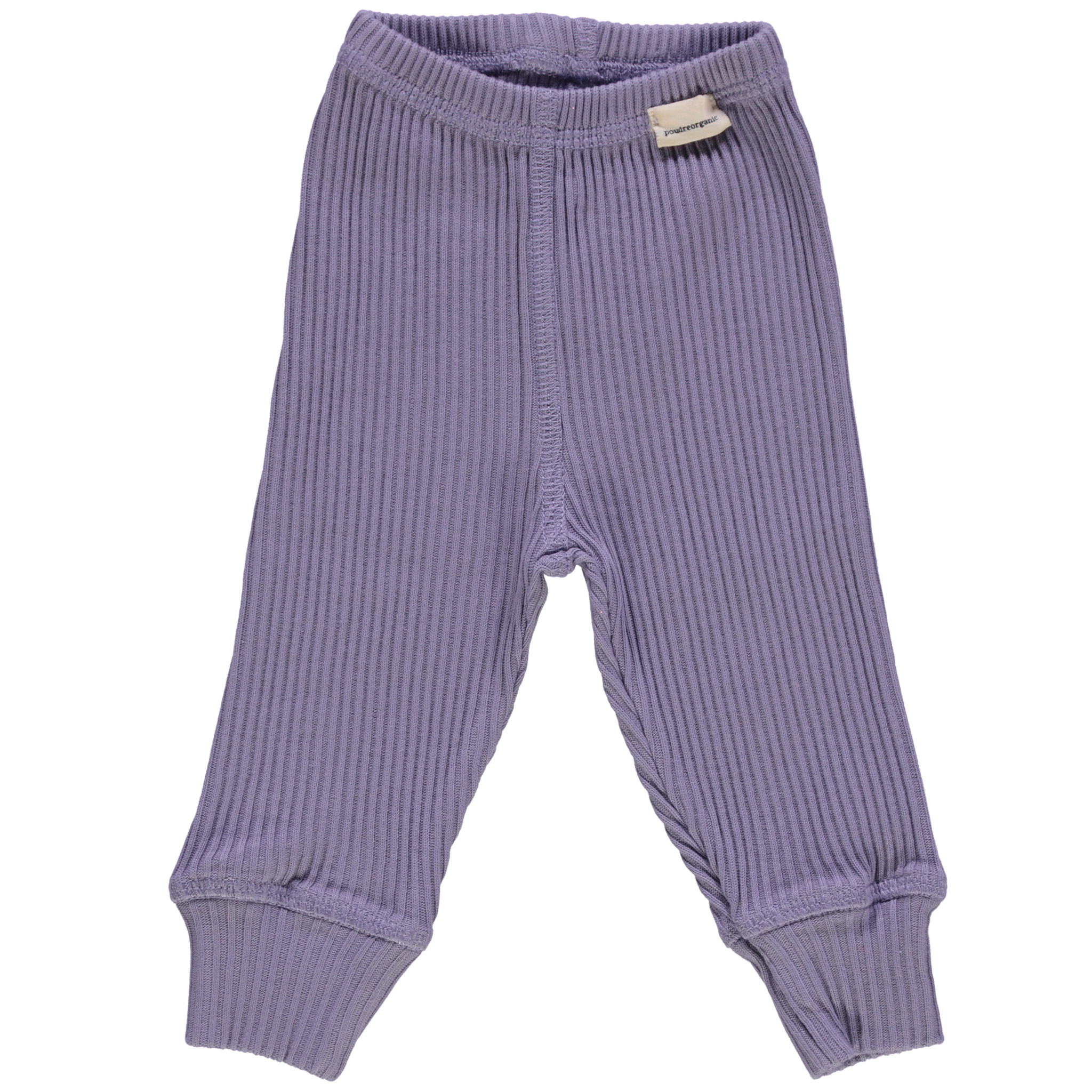 Legging bébé & kids Basilic en coton bio – Lavender gray | Poudre Organic 1