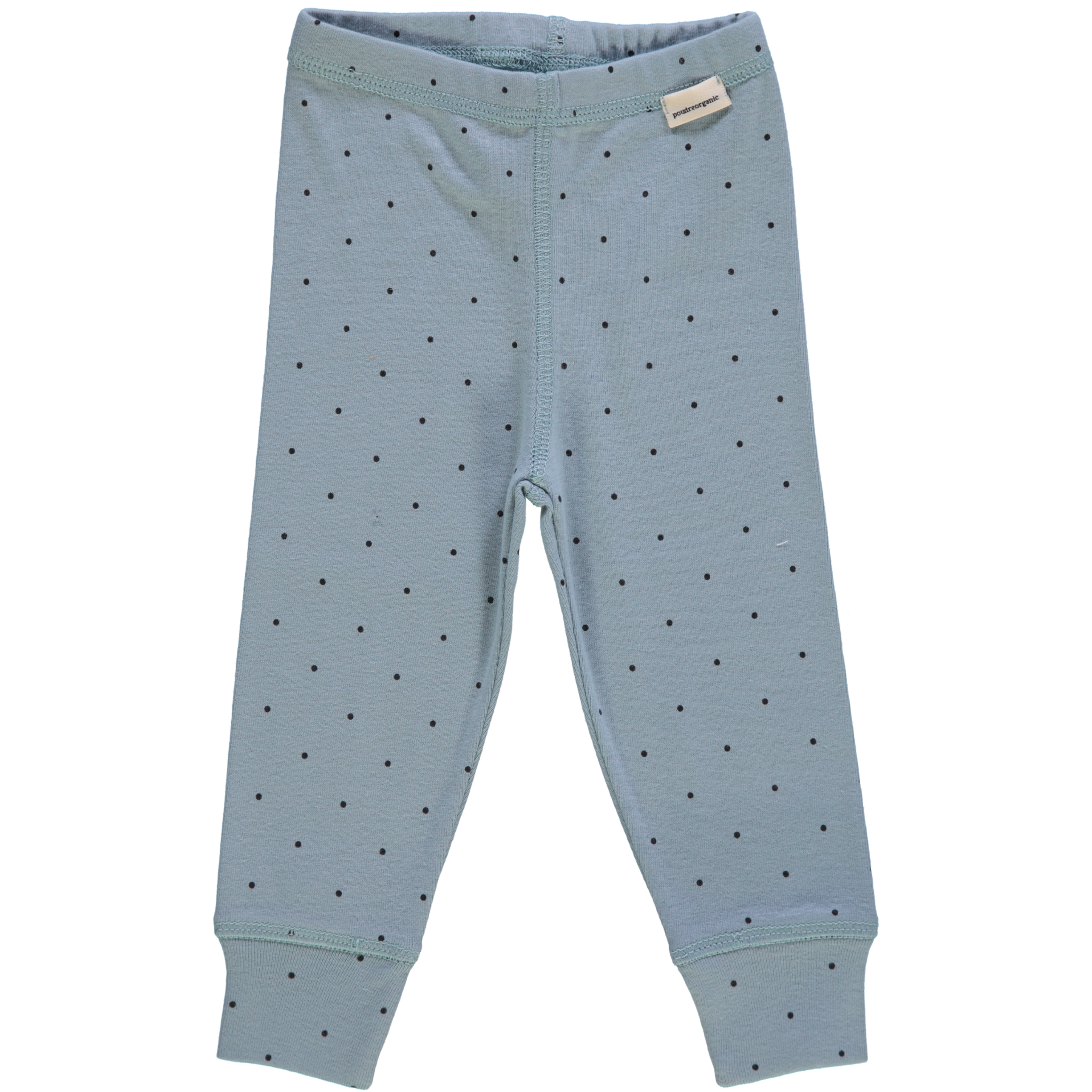 Legging bébé & kids Basilic en coton bio – Points arona | Poudre Organic 1