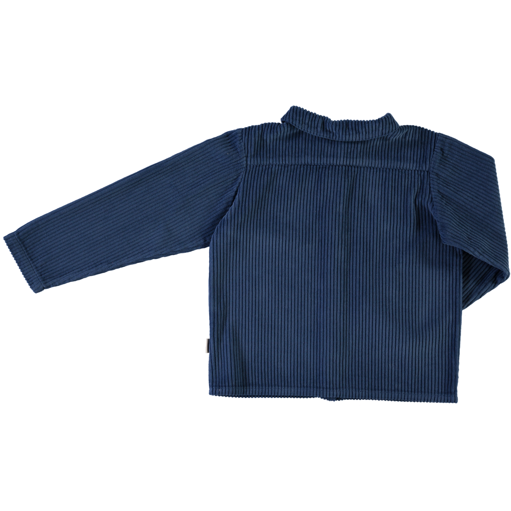 Blouse kids Belladone velours côtelé en coton bio – Dark denim | Poudre Organic 3