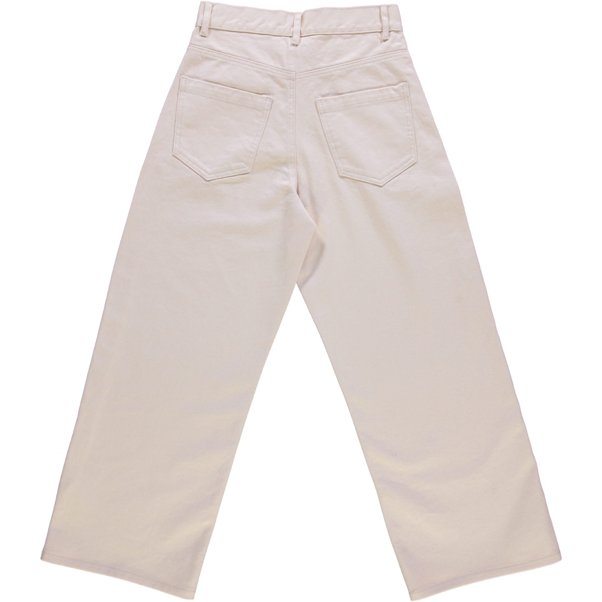 Pantalon femme Bergenie en coton bio – Denim ecru | Poudre Organic 4