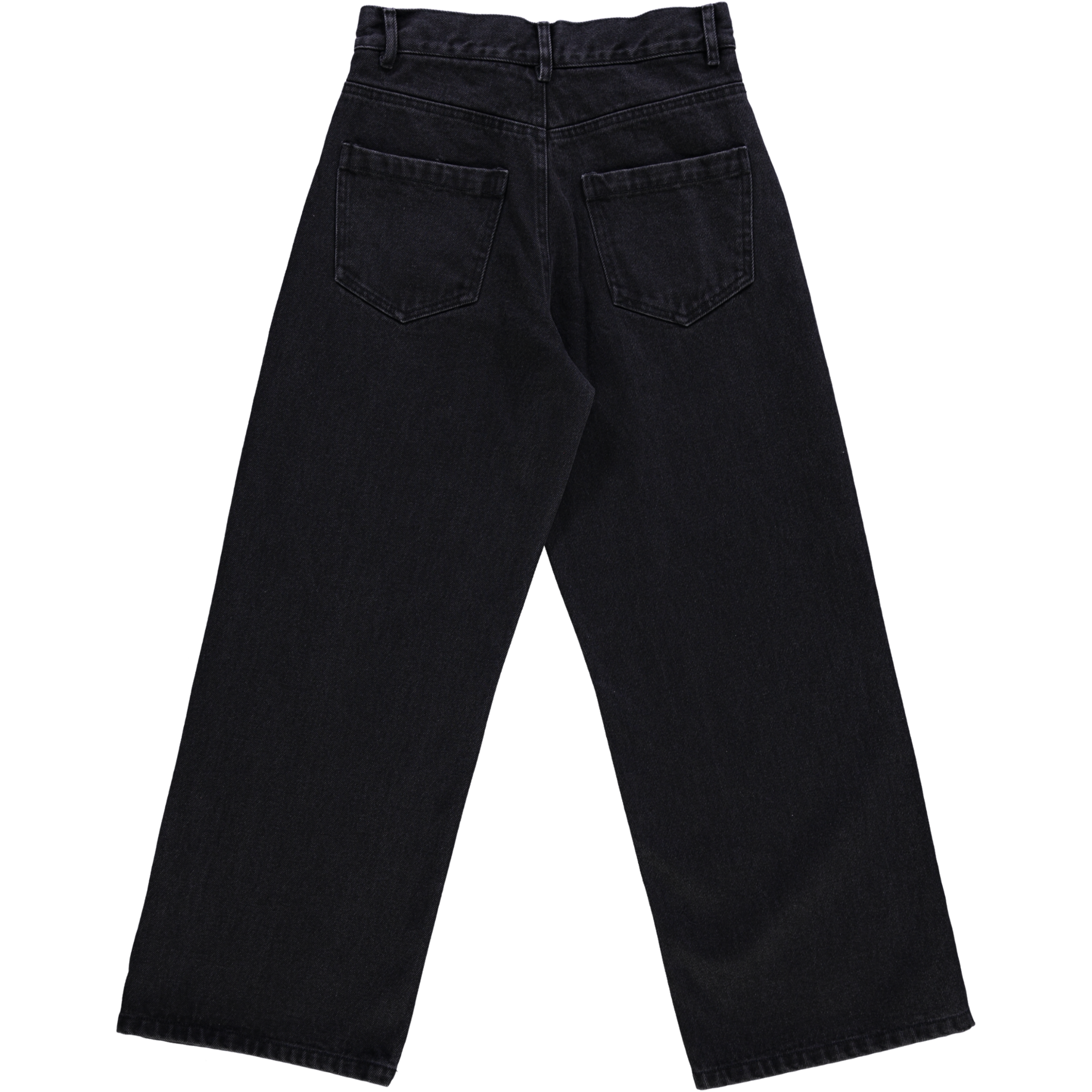 Pantalon femme Bergenie en coton bio – Denim noir | Poudre Organic 5