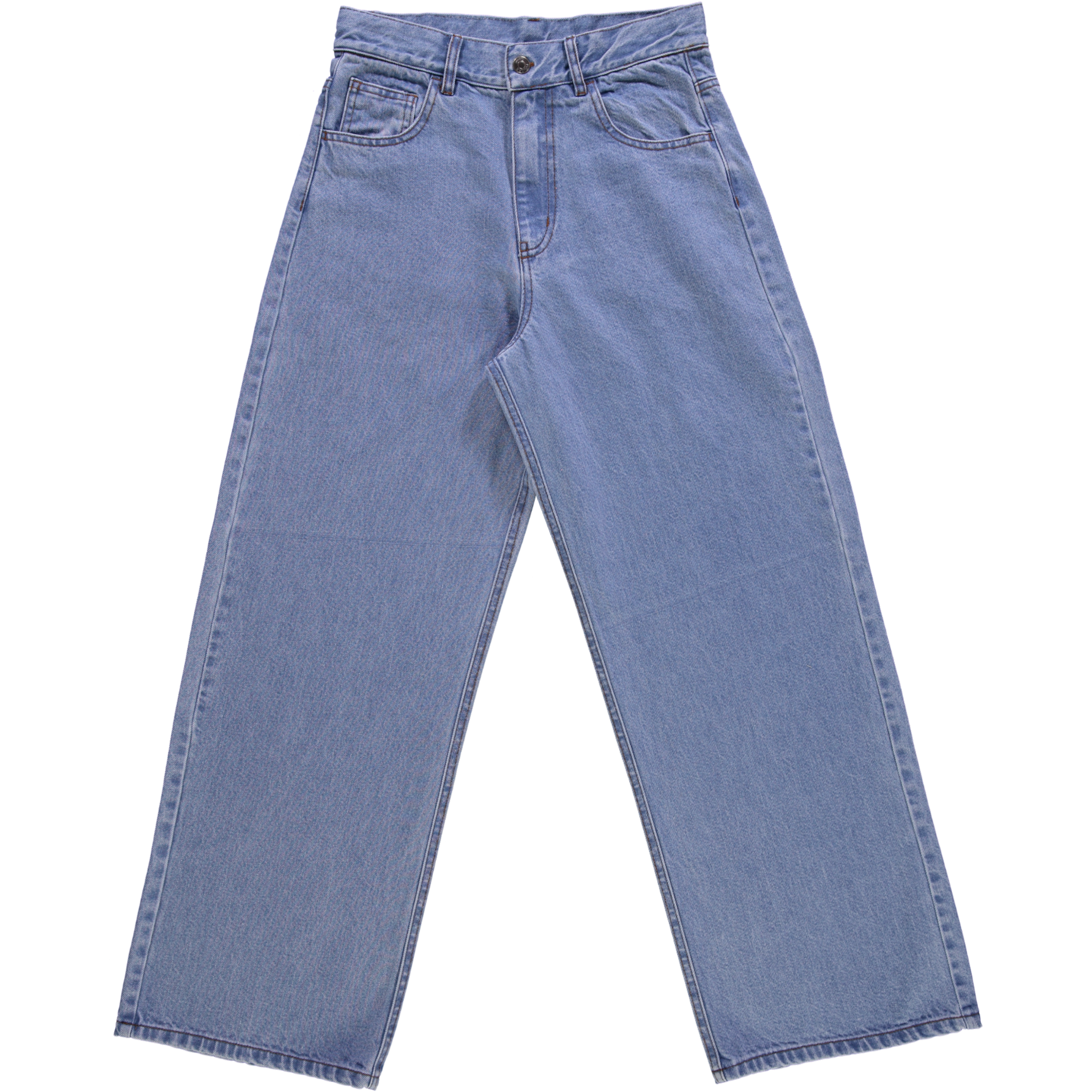 Pantalon femme Bergenie en coton bio – Denim blue | Poudre Organic 1