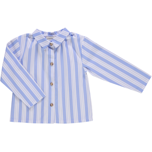 BLOUSE CASSIS larges blue/white stripes