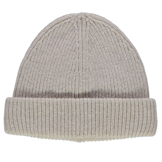 BONNET BEANIE LAINE ADULTE Naturel Beige