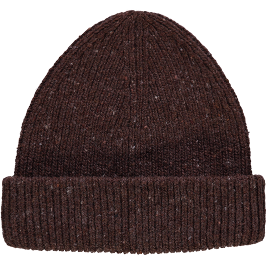 BONNET BEANIE LAINE ADULTE Speckled Chocolate