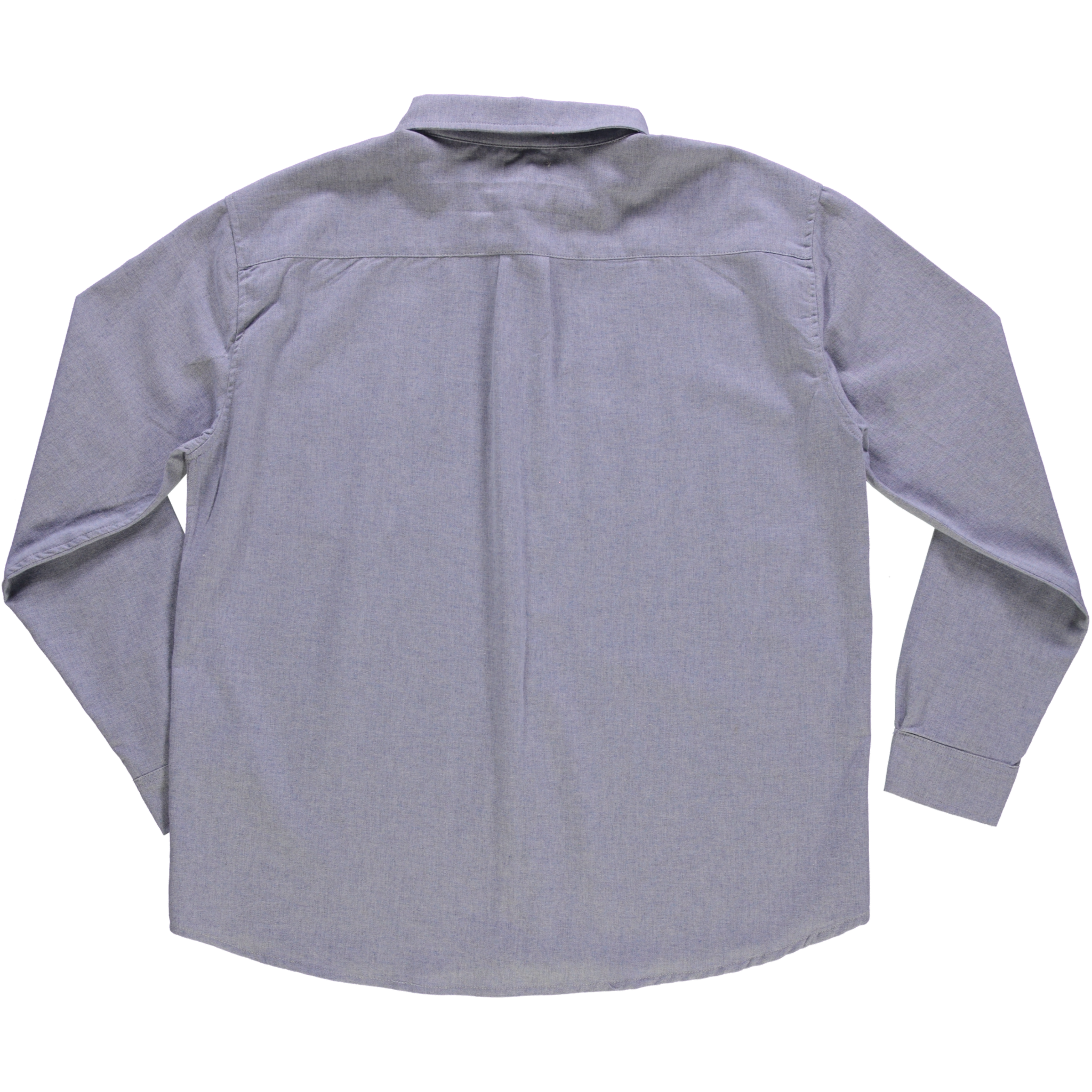 Chemise homme Camisa manches longues en coton bio – Flanelle bleu ciel | Poudre Organic 4