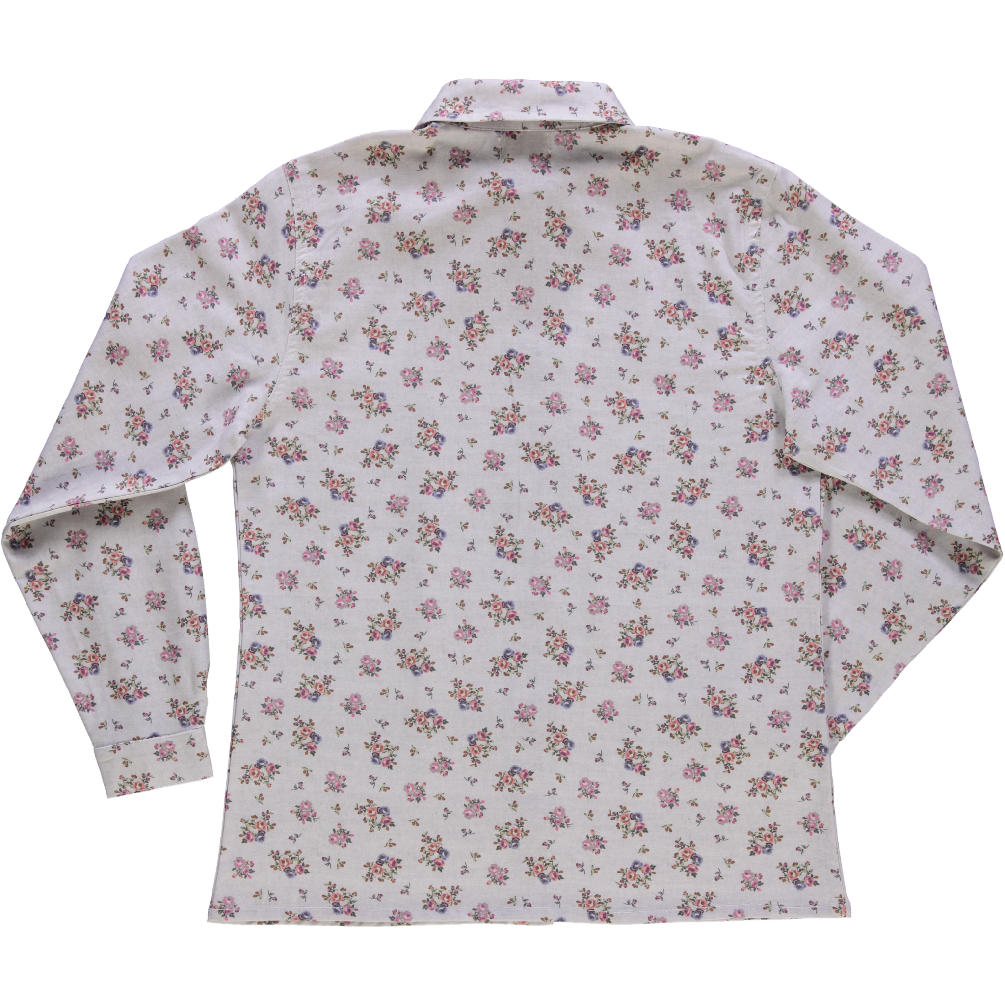 Blouse femme Capucine en coton bio – Fleuri rose gris | Poudre Organic 5