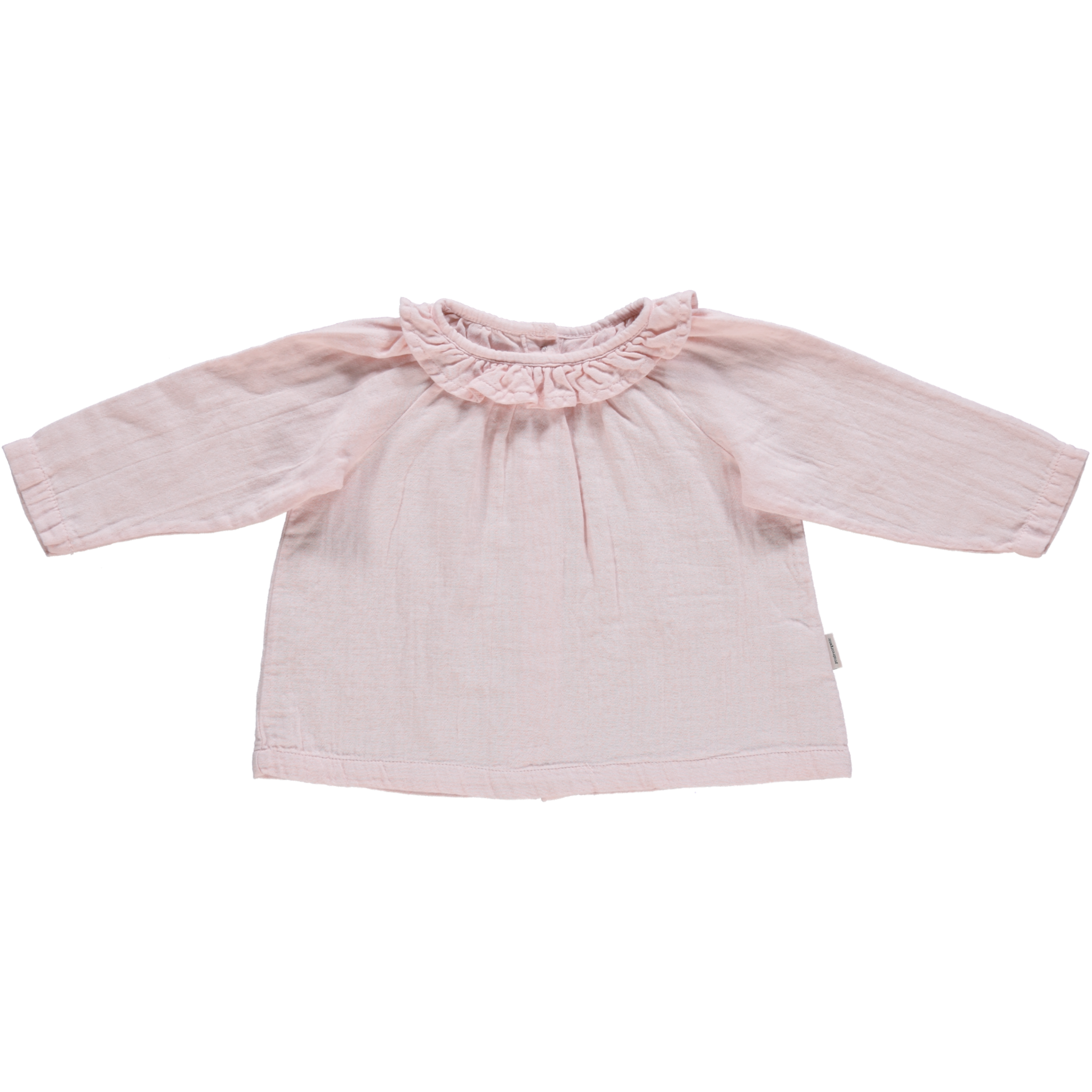 Blouse kids Charme en coton bio – Soft pink | Poudre Organic 1