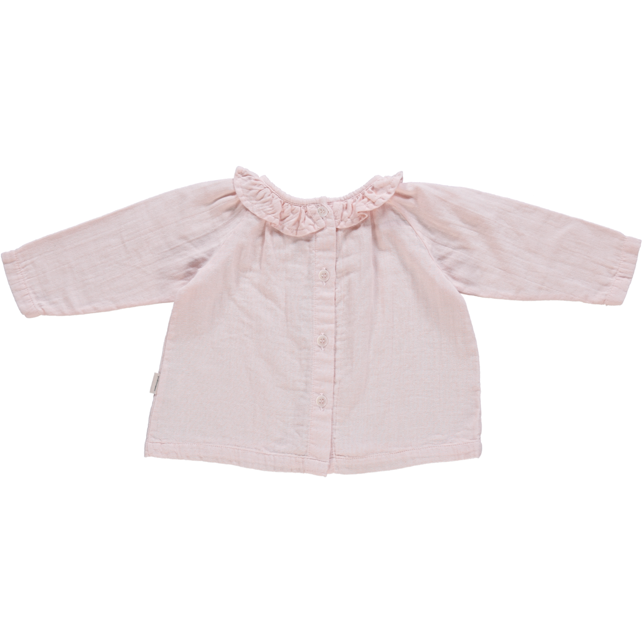 Blouse kids Charme en coton bio – Soft pink | Poudre Organic 2