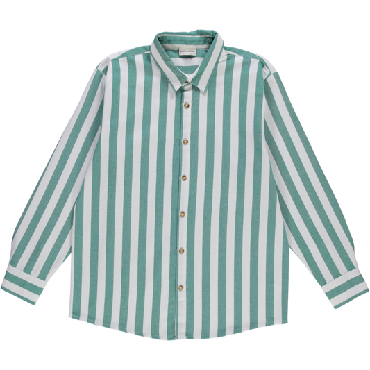 CHEMISE BOULEAU DENIM Rayures Vertes