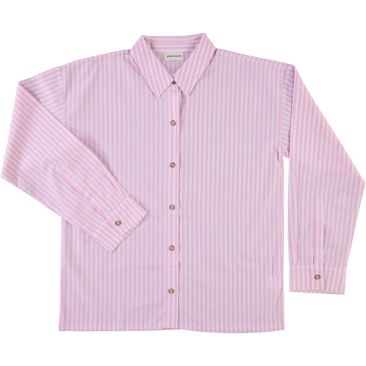 CHEMISE CAMELIA Rayures roses