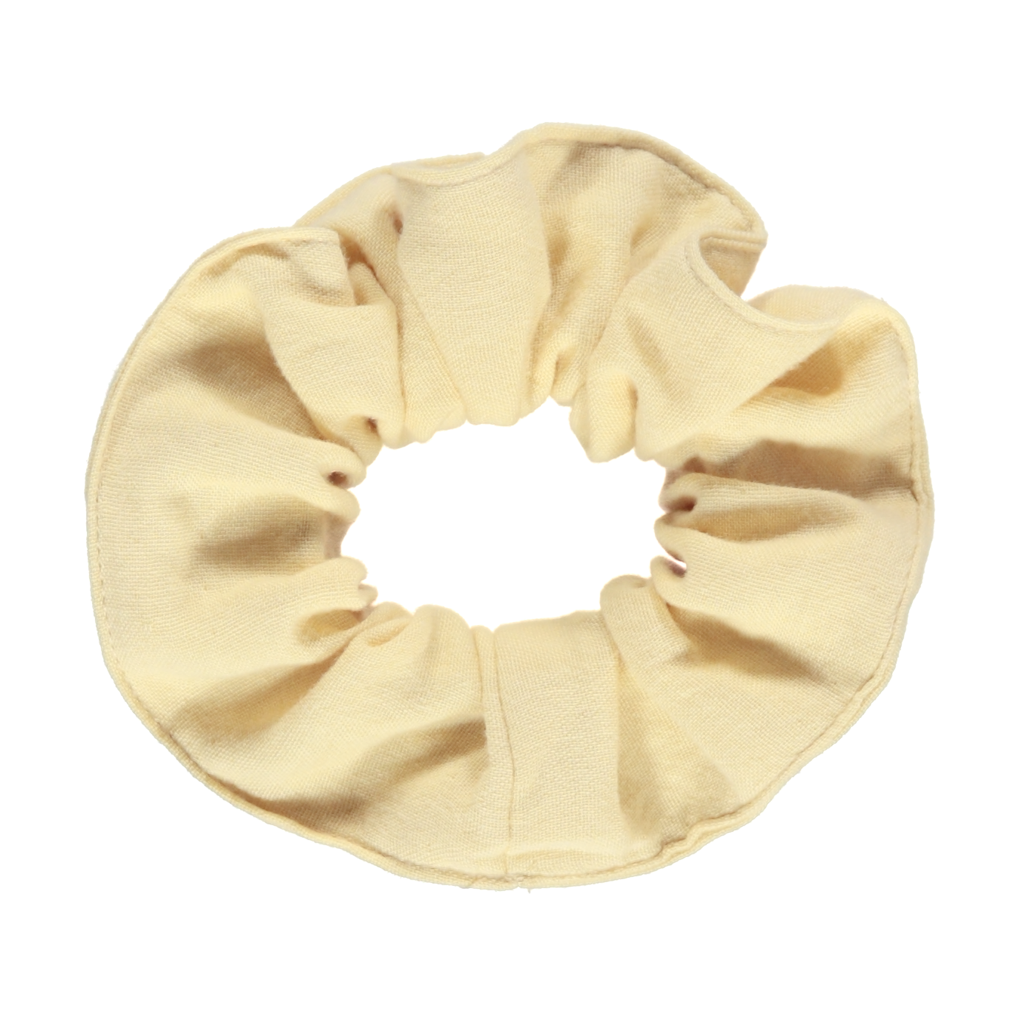 Chouchou kids & femme en coton bio – Pastel yellow | Poudre Organic