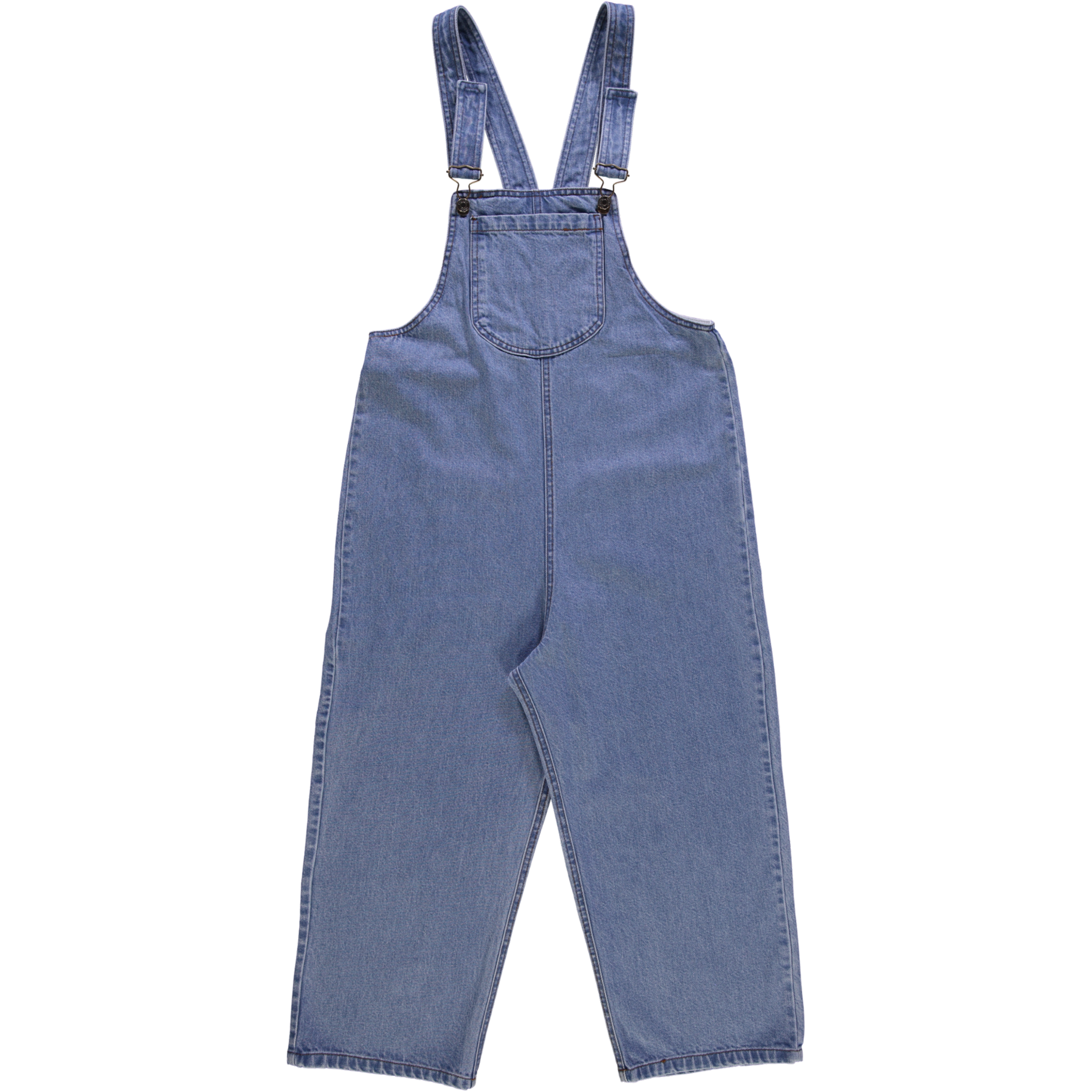 Salopette femme Ciste en coton bio – Denim blue | Poudre Organic 1