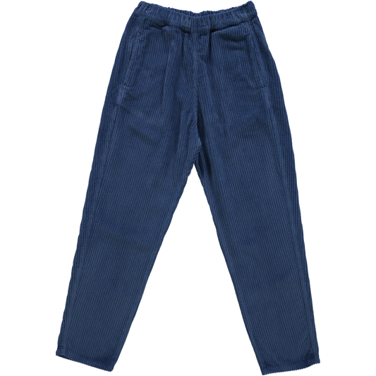 Pantalon adulte Coquelicot en velours côtelé coton bio – Dark denim | Poudre Organic 1