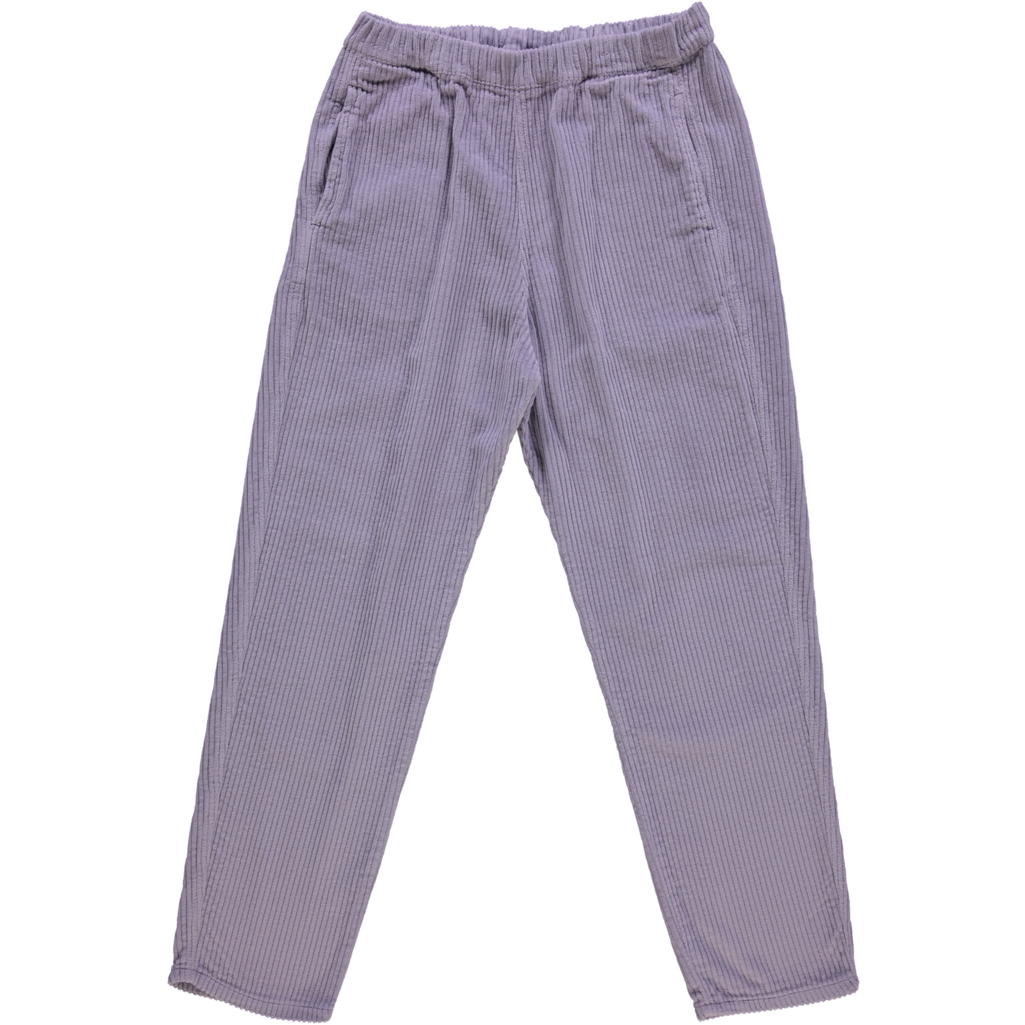 Pantalon adulte Coquelicot en velours côtelé coton bio – Lavender Gray | Poudre Organic 1