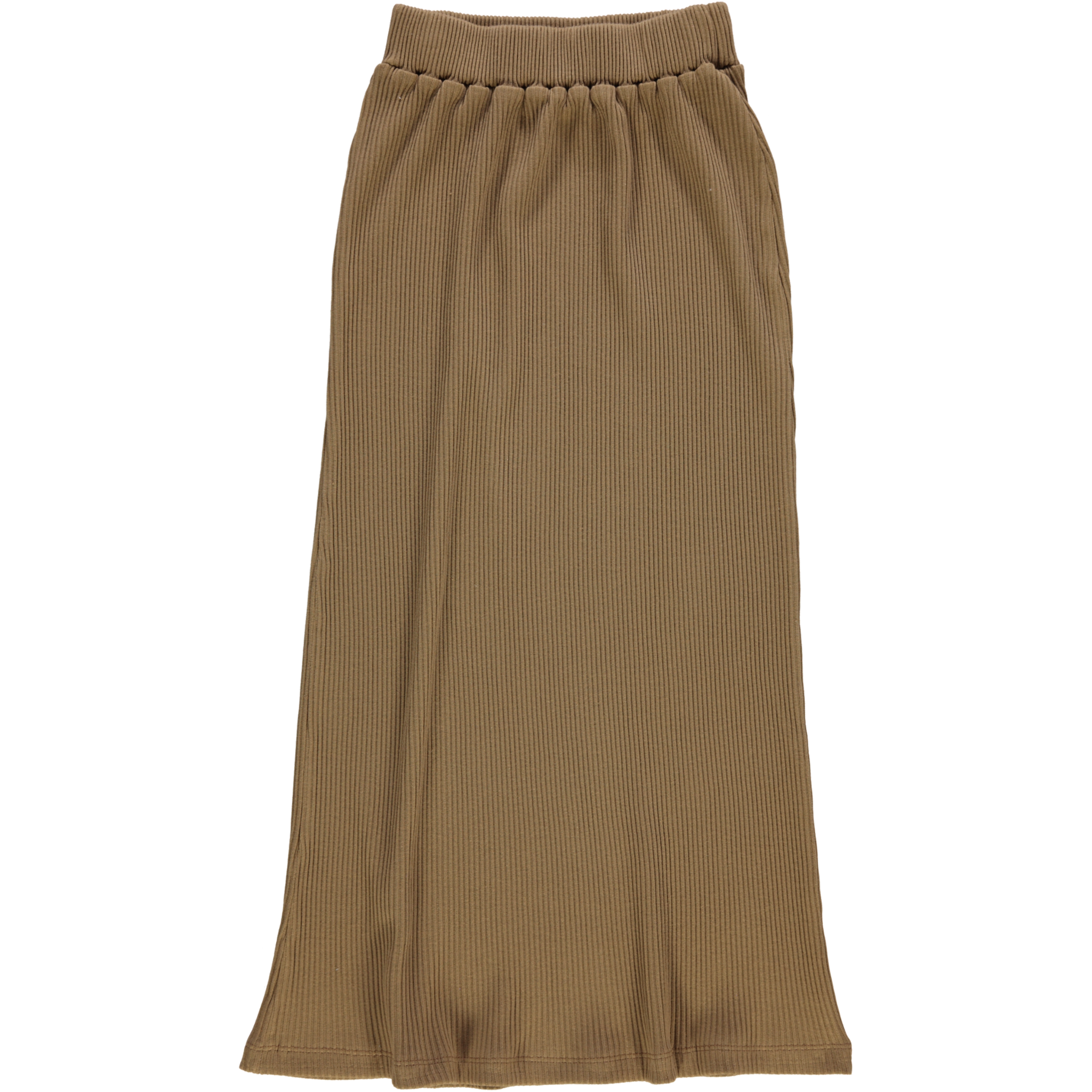 Jupe femme Cosmos côtelé en coton bio – Dull gold | Poudre Organic 1