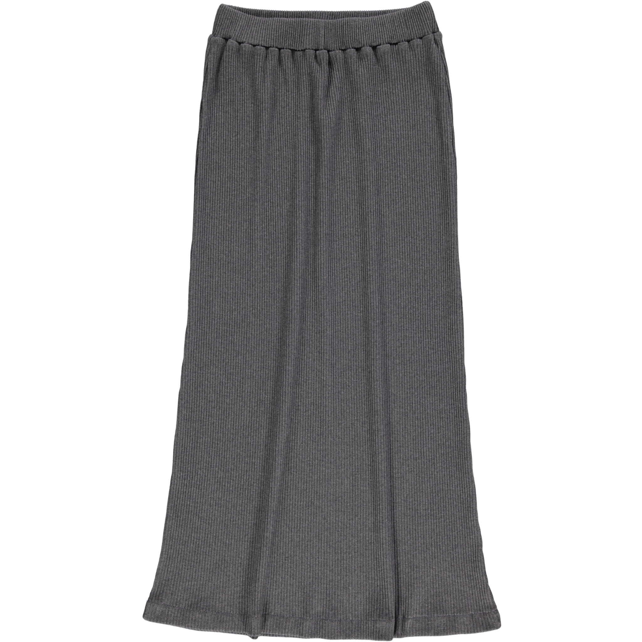 Jupe femme Cosmos côtelé en coton bio – Anthracite | Poudre Organic 1