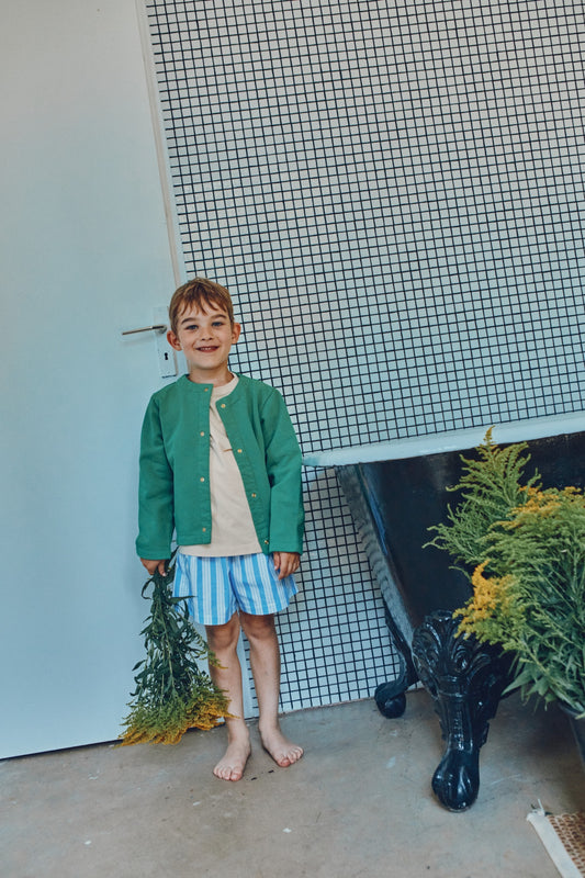 CARDIGAN CAMOMILLE Deep Grass Green