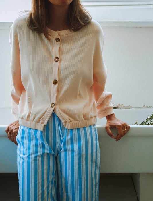 ZAATAR CARDIGAN Scallop Shell