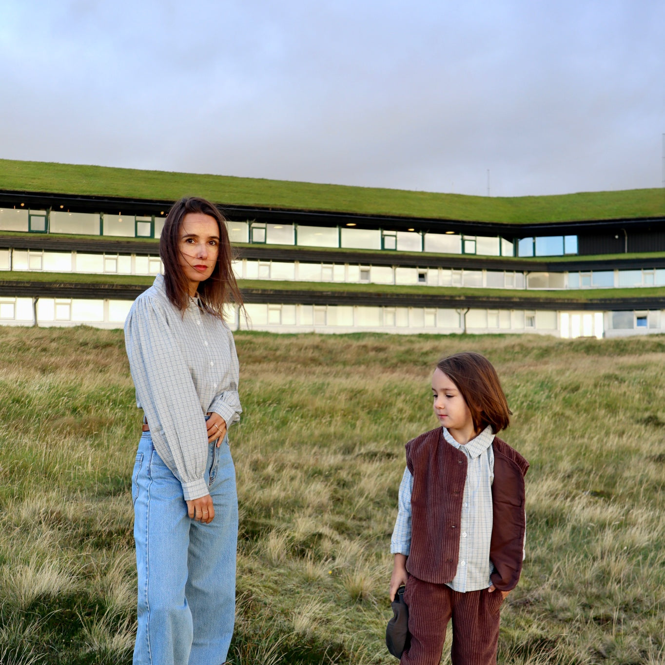 Veste kids Cyprès en velours côtelé coton bio – Potting soil | Poudre Organic 4