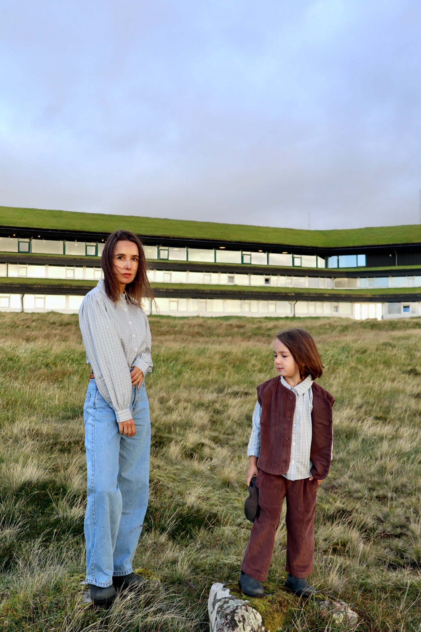 Veste kids Cyprès en velours côtelé coton bio – Potting soil | Poudre Organic 4