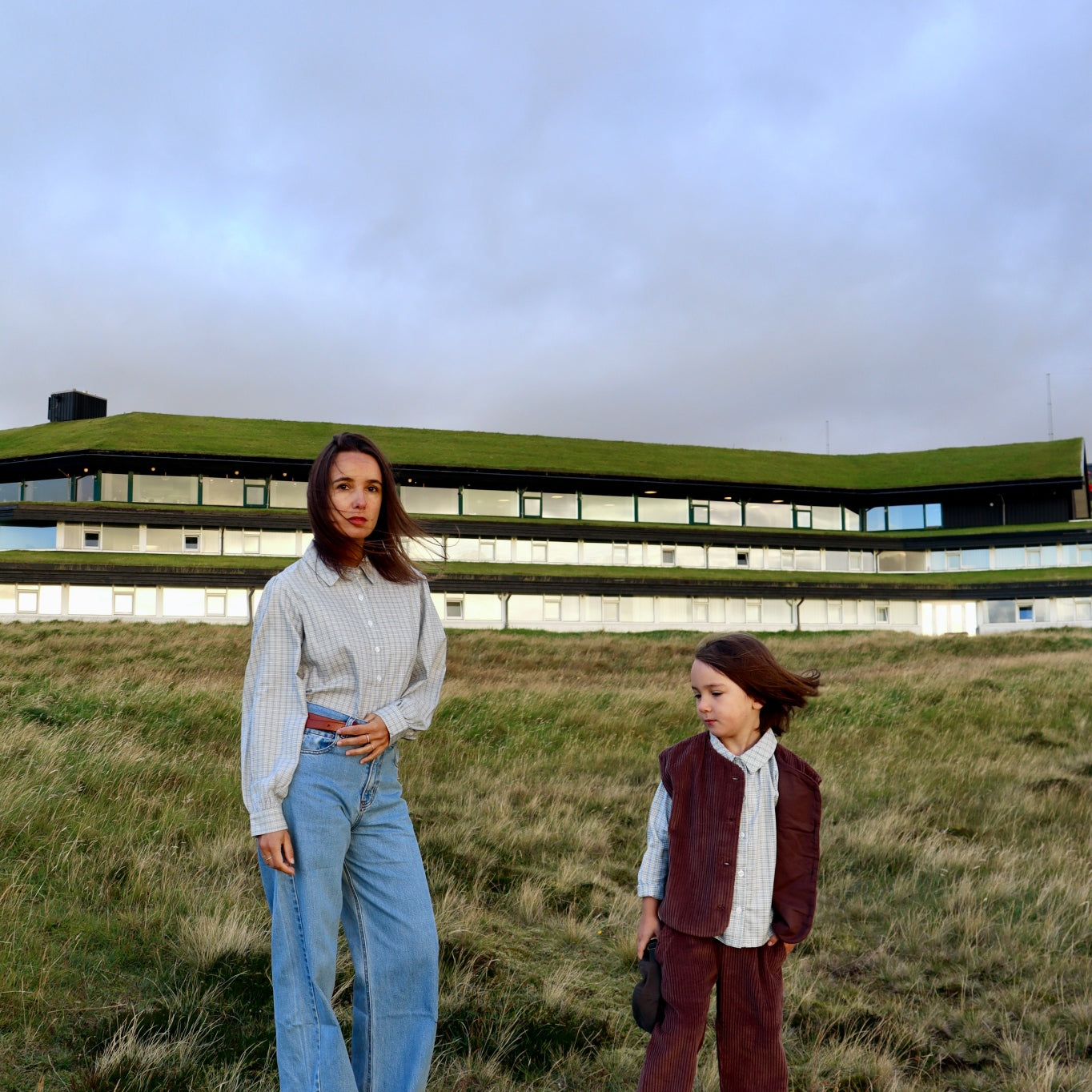 Pantalon kids Coing en velours côtelé coton bio – Potting soil | Poudre Organic 3