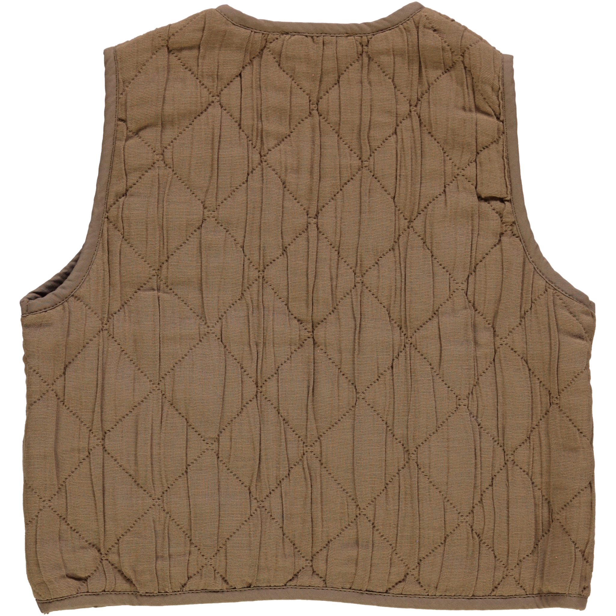 Veste matelassée kids Cercis en coton bio – Dull gold | Poudre Organic 3