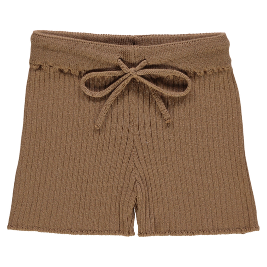 SHORT CHOU MAILLE Sucre Brun