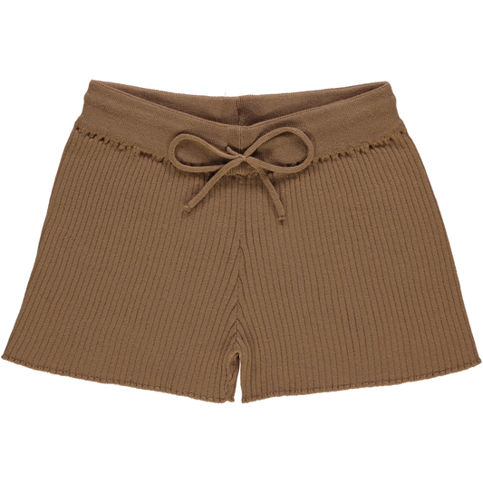 SHORT CHOU MAILLE ADULTE Sucre Brun