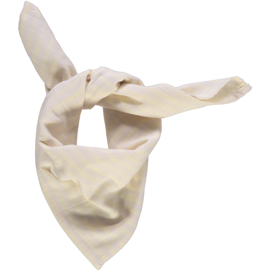 FOULARD JACINTHE Rayures Pastel Yellow/Almond Milk