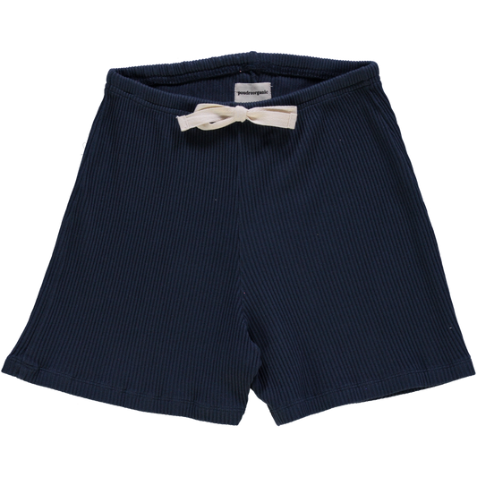 SHORT HORTENSIA CÔTELÉ Midnight Navy