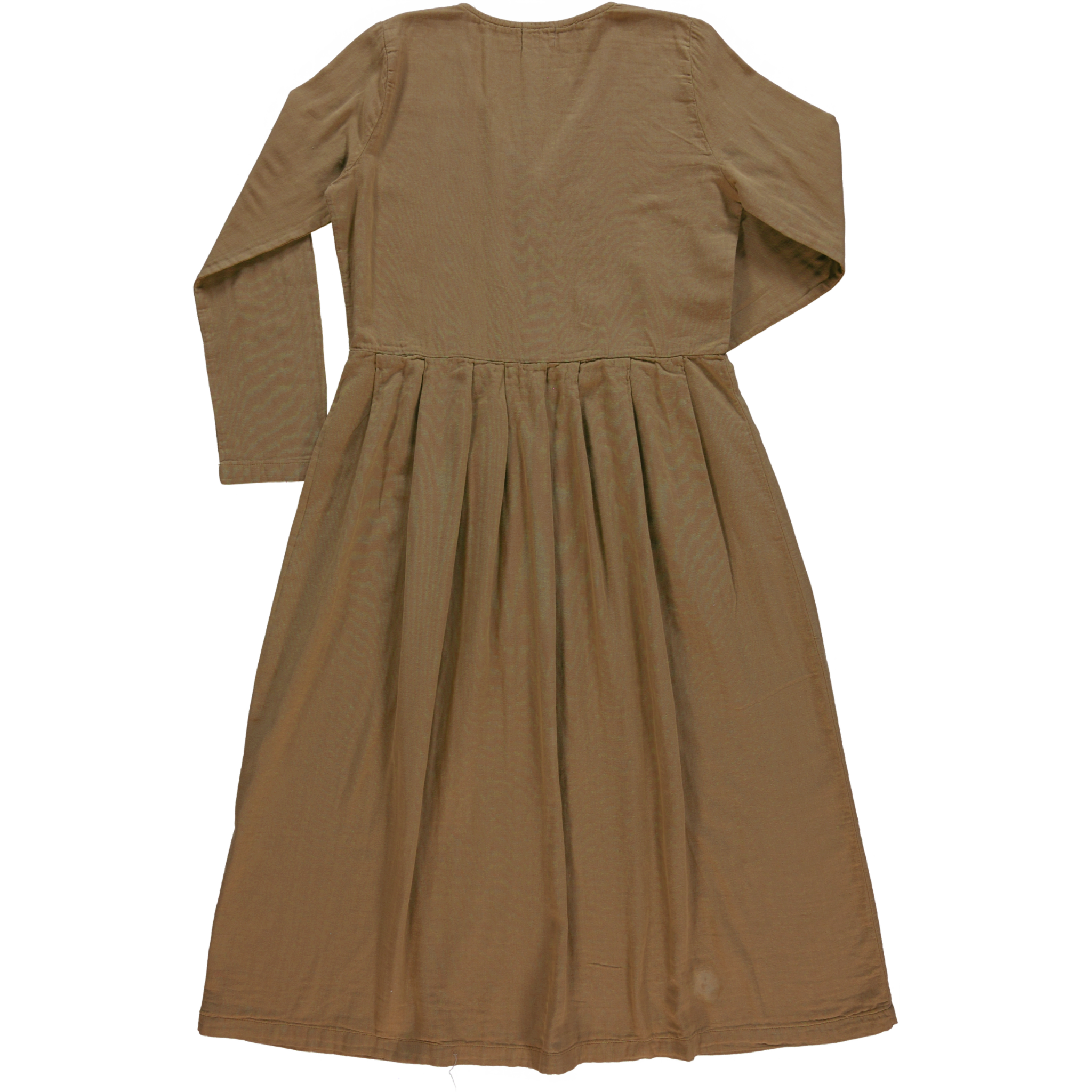 Robe femme Ipomée en gaze coton bio – Dull gold | Poudre Organic 3