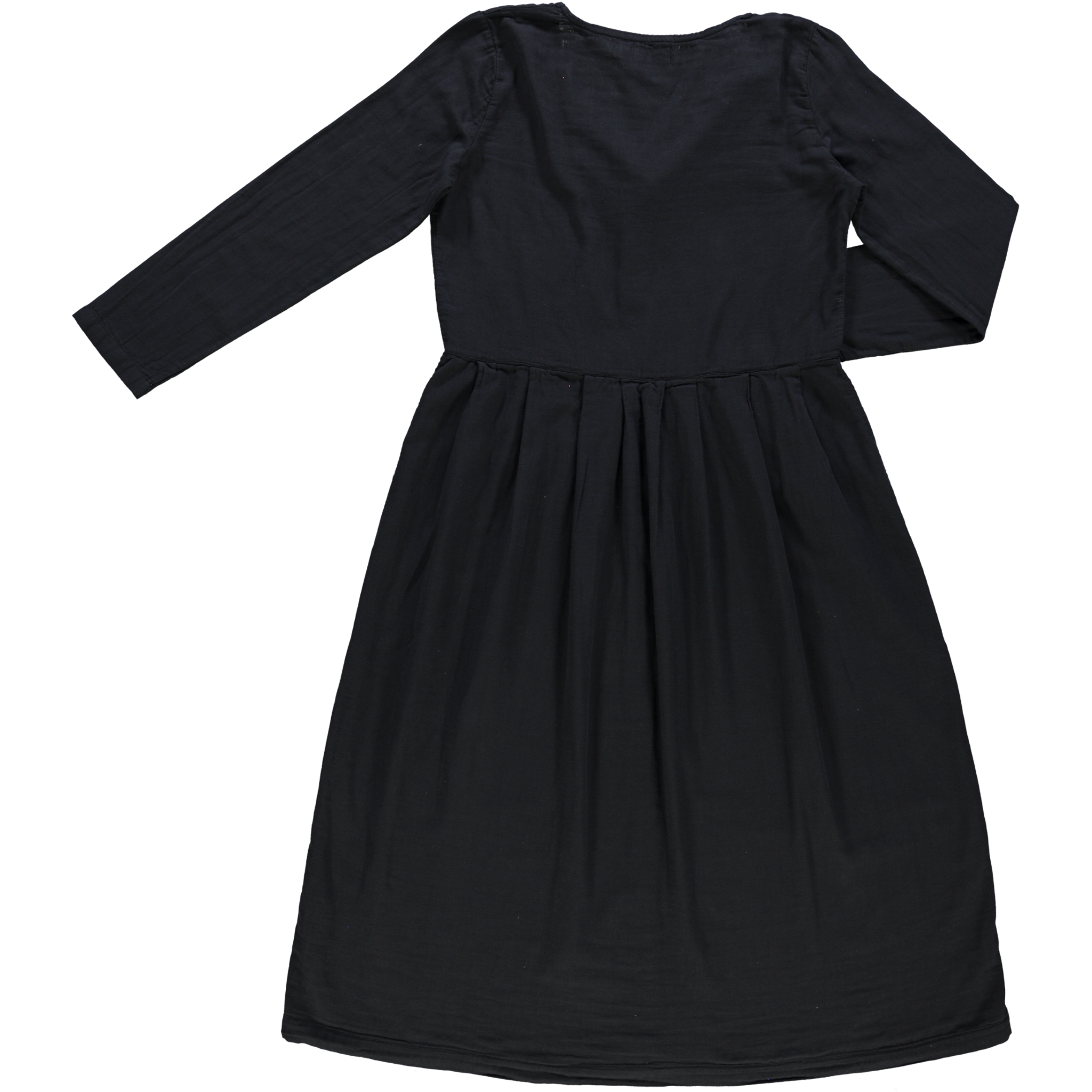 Robe femme Ipomée en gaze coton bio – Pirate black | Poudre Organic 7