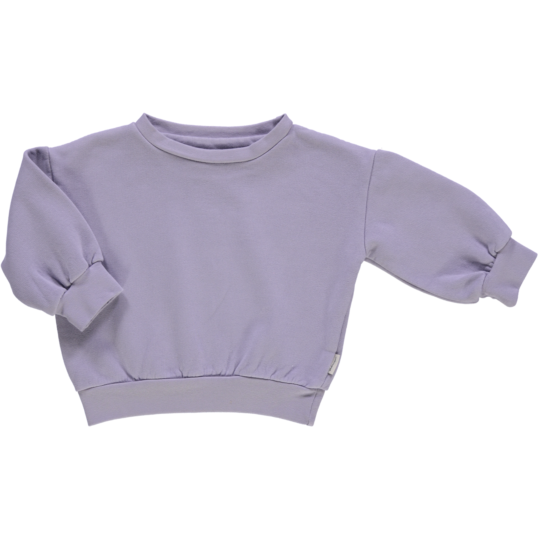 Sweatshirt kids Jojoba en coton bio – Lavender gray | Poudre Organic 4