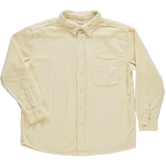 CHEMISE LENHADOR VELOURS CÔTELÉ Pastel Yellow