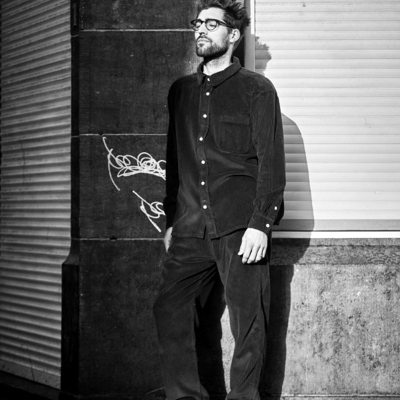 Pantalon adulte Coquelicot en velours côtelé coton bio – Lavender Gray | Poudre Organic 2