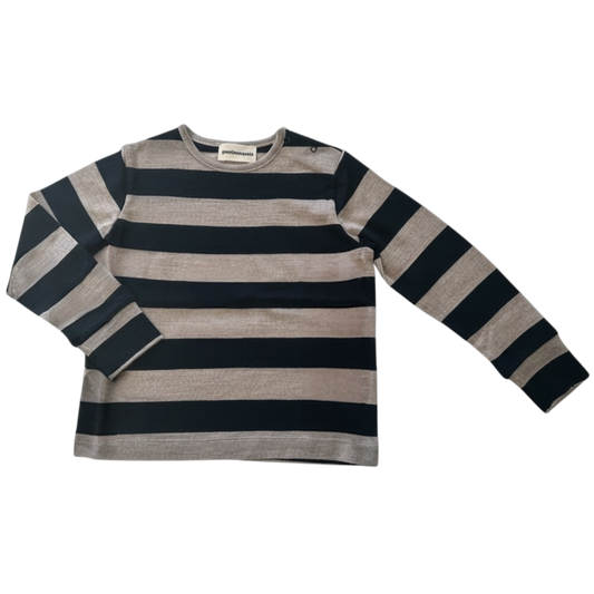 MUFLIER MERINO T-SHIRT Rayé Marine